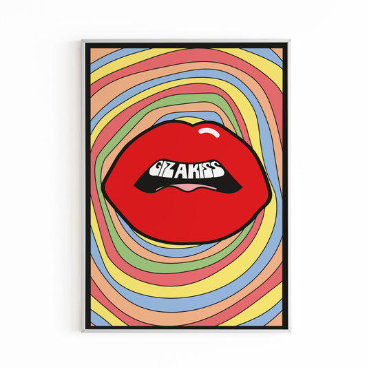 GIZ A KISS PRINT