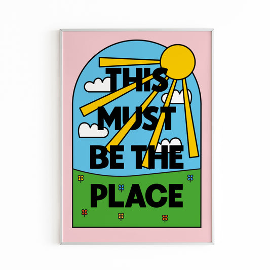 THIS MUST BE THE PLACE PRINT